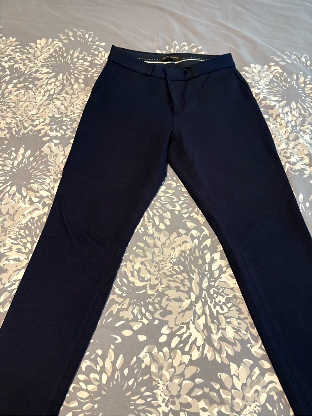 Banana Republic Navy Dress Pants - Classic Straight Fit
